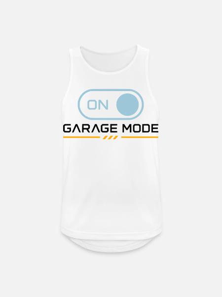 Garage Mode On – Mechanic Biker - Männer Tank Top atmungsaktiv - Weiß