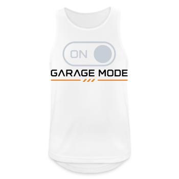 Garage Mode On – Mechanic Biker - Men's Breathable Tank Top - white - Front - Nick (188cm)