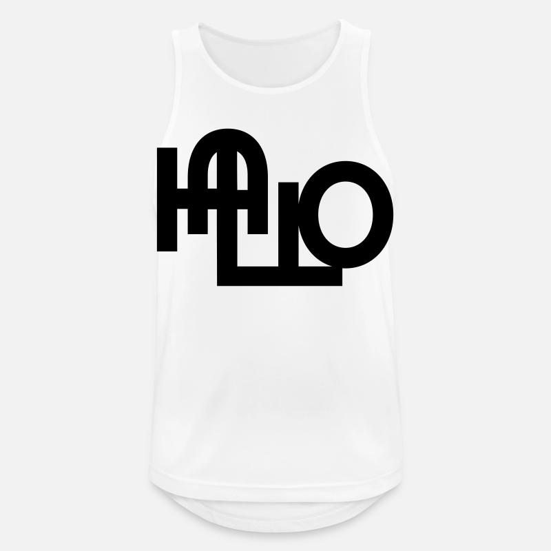 Hello welcome - Men's Breathable Tank Top - white