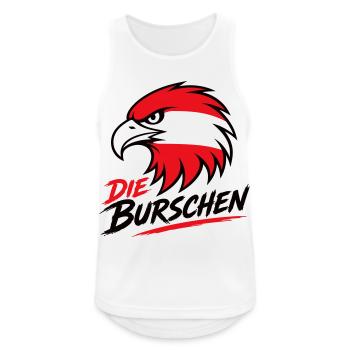 Roter Adler Emblem Austria Soccer Fussball WM - Männer Tank Top atmungsaktiv - Weiß - Vorne - Nick (188cm)