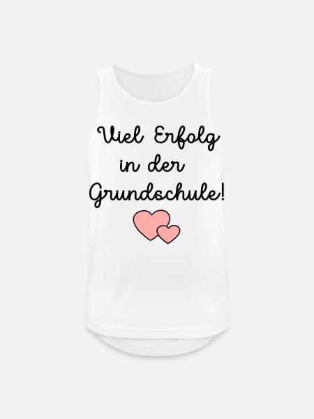 Einschulung Grundschule Schulkind - Männer Tank Top atmungsaktiv - Weiß