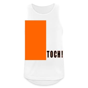 NEVERTHELESS - Men's Breathable Tank Top - white - Front - Nick (188cm)
