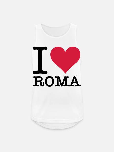 Ich liebe Rom - Männer Tank Top atmungsaktiv - Weiß
