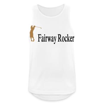 golf - Männer Tank Top atmungsaktiv - Weiß - Vorne - Nick (188cm)