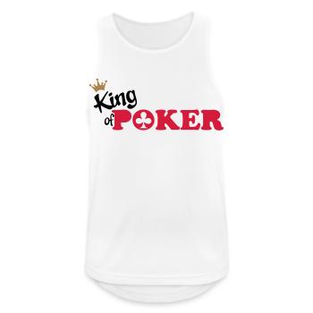 poker - Débardeur respirant Homme - blanc - Devant - Nick (188cm)
