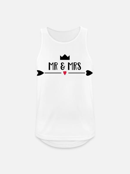 wedding - Men's Breathable Tank Top - white