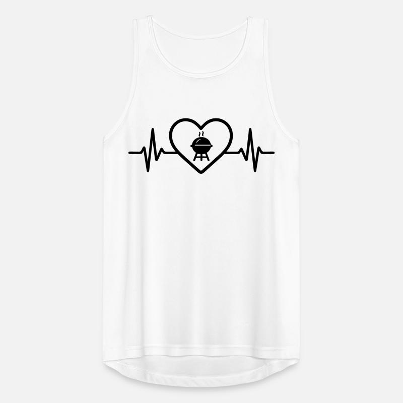 Grillen Herz Sommer Männer Tank Top atmungsaktiv