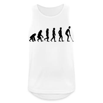 Evolution Golf - Men's Breathable Tank Top - white - Front - Nick (188cm)