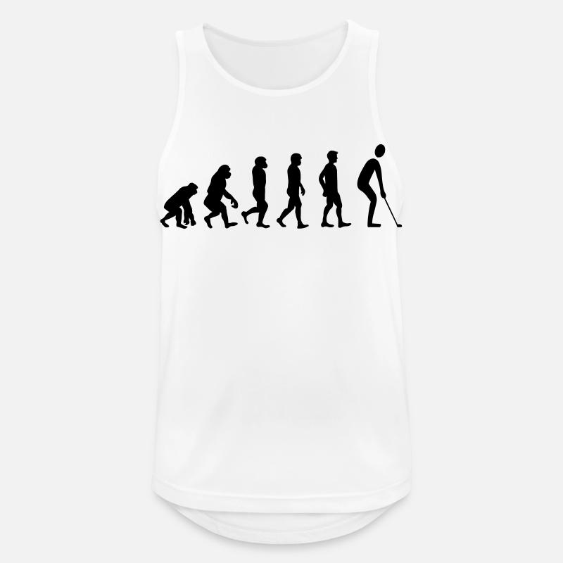 Evolution Golf - Männer Tank Top atmungsaktiv - Weiß
