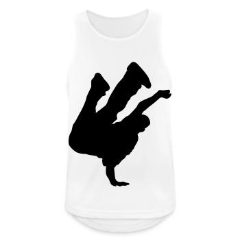 Hip Hop 3 - Men's Breathable Tank Top - white - Front - Nick (188cm)