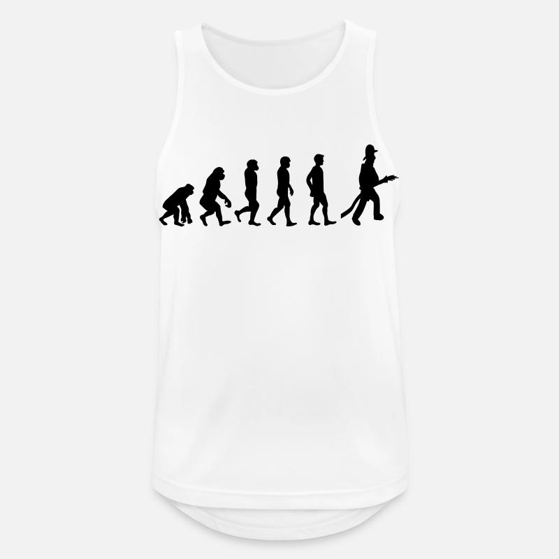 Fire evolution - Men's Breathable Tank Top - white