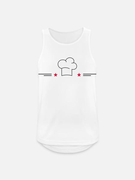 Design for cooking aprons - Men's Breathable Tank Top - white