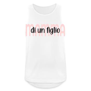 Mother of a child - Men's Breathable Tank Top - white - Front - Nick (188cm)