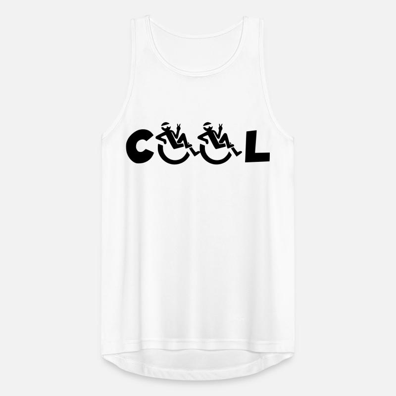 Cooler Rollstuhlfahrer, Cooler Rollstuhlfahrer * Männer Tank Top atmungsaktiv