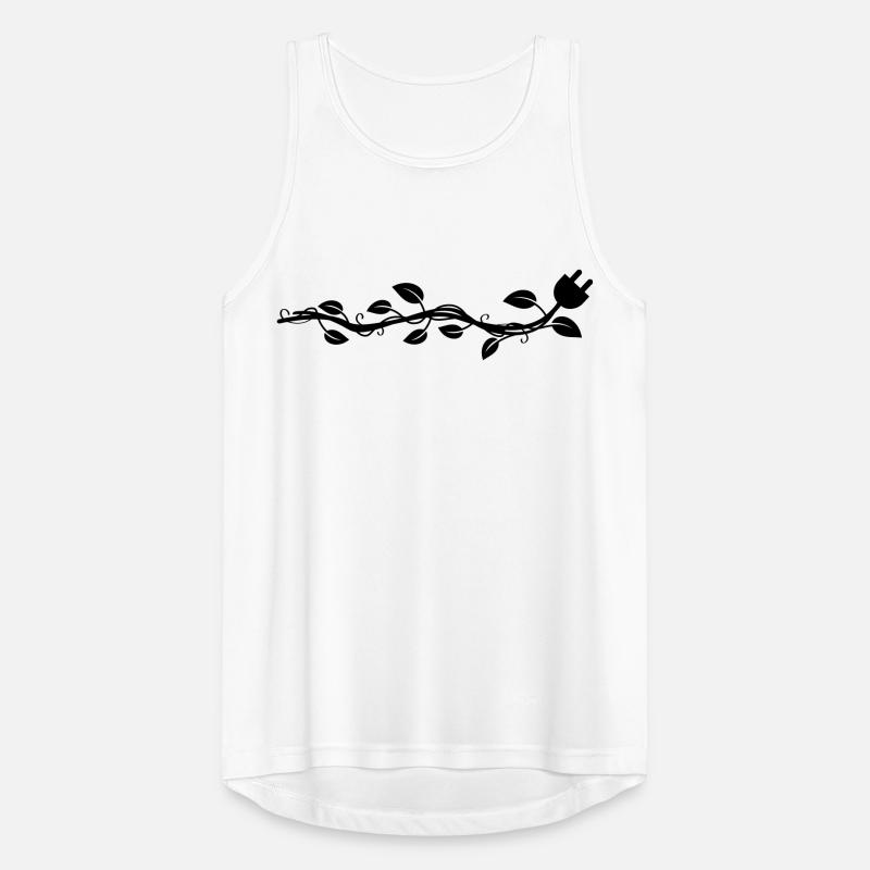 Garland, der in einem Plug endet. Männer Tank Top atmungsaktiv