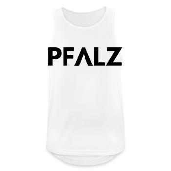 Pfalz - Männer Tank Top atmungsaktiv - Weiß - Vorne - Nick (188cm)
