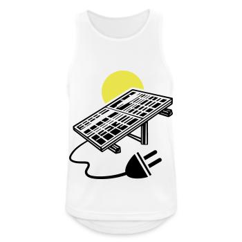 Photovoltaic System Symbol Solar Energy - Men's Breathable Tank Top - white - Front - Nick (188cm)