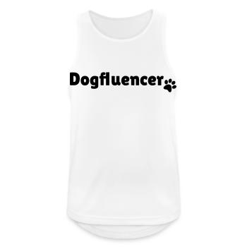 Dogfluencer influencer design gift - Men's Breathable Tank Top - white - Front - Nick (188cm)