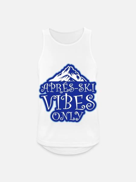 Après-ski vibes only - Men's Breathable Tank Top - white