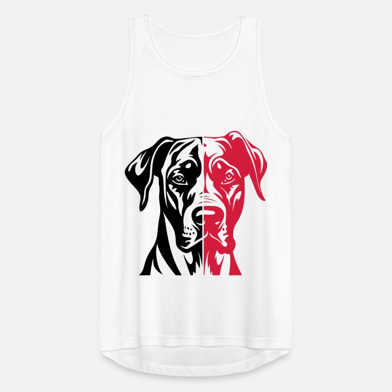 Great Dane Dog Head Men's Breathable Tank Top