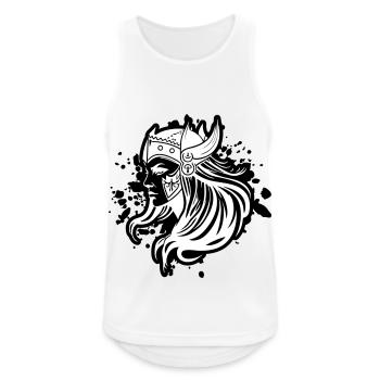 Wikinger Frau Kriegerin Viking - Männer Tank Top atmungsaktiv - Weiß - Vorne - Nick (188cm)