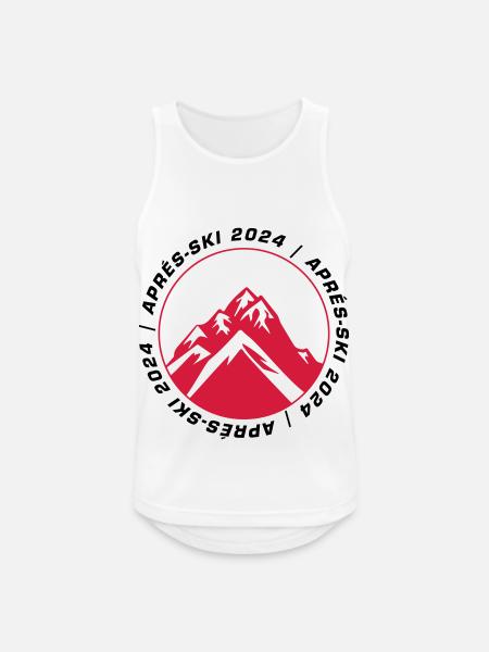 Après Ski 2024 - Men's Breathable Tank Top - white