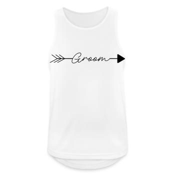Groom - Men's Breathable Tank Top - white - Front - Nick (188cm)