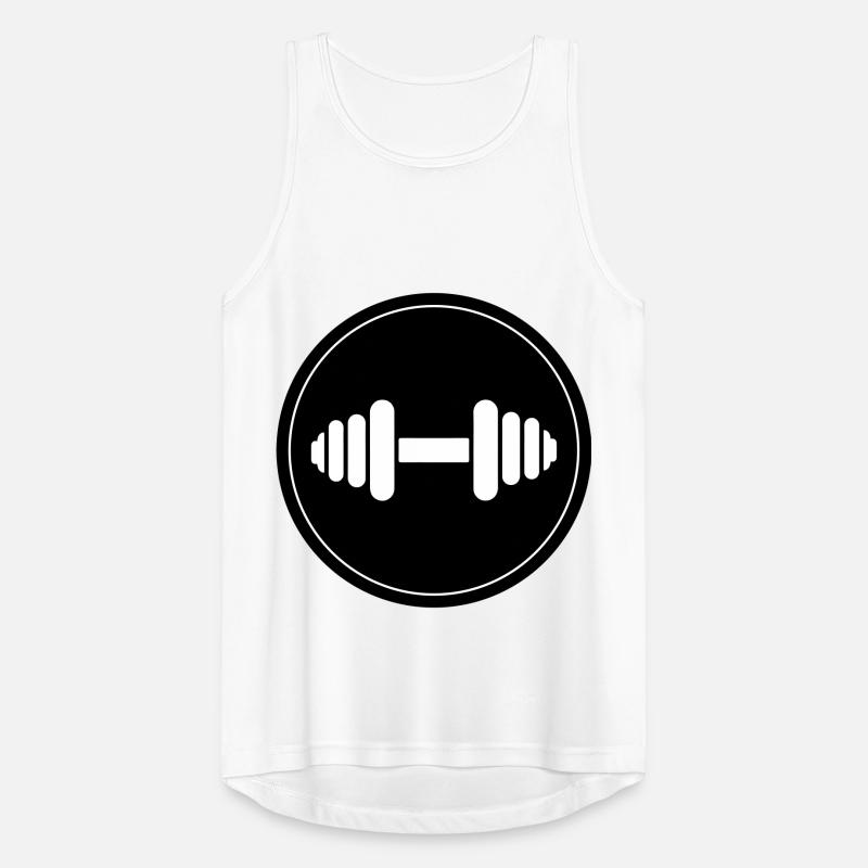 Dumbbell weights icon Men's Breathable Tank Top
