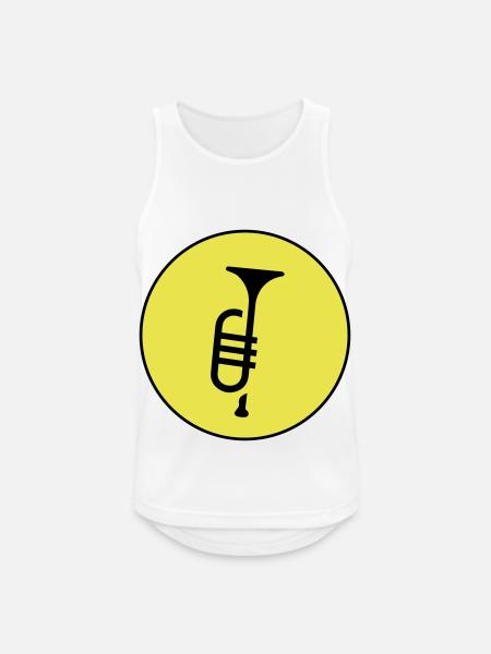 Trumpet music - Men's Breathable Tank Top - white