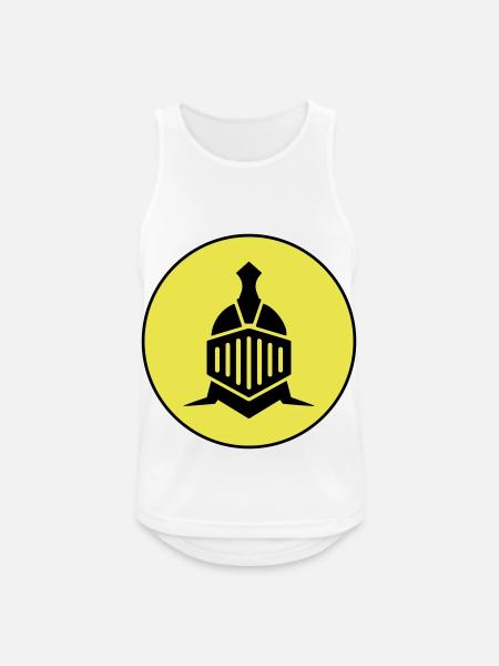 Knight Helmet - Men's Breathable Tank Top - white