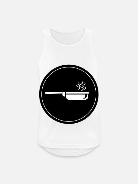 Cooking pan - Men's Breathable Tank Top - white