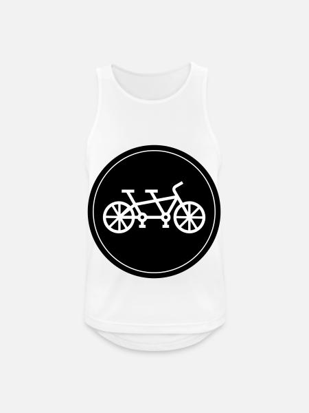 Tandem vélo - Débardeur respirant Homme - blanc