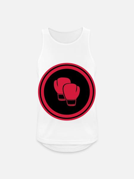Boxing - Men's Breathable Tank Top - white