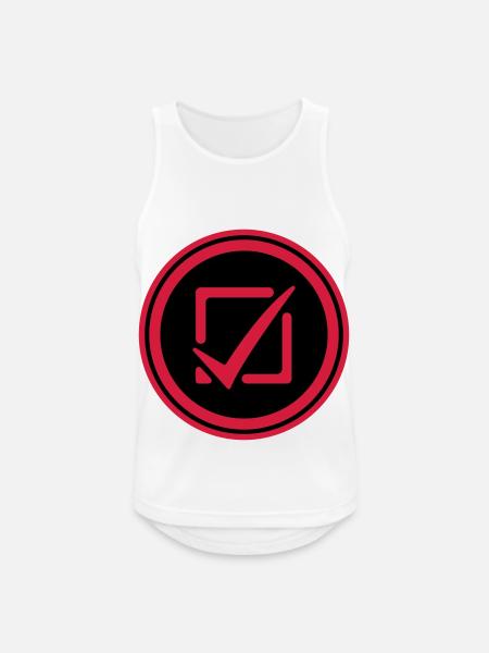 Tick the box - Men's Breathable Tank Top - white