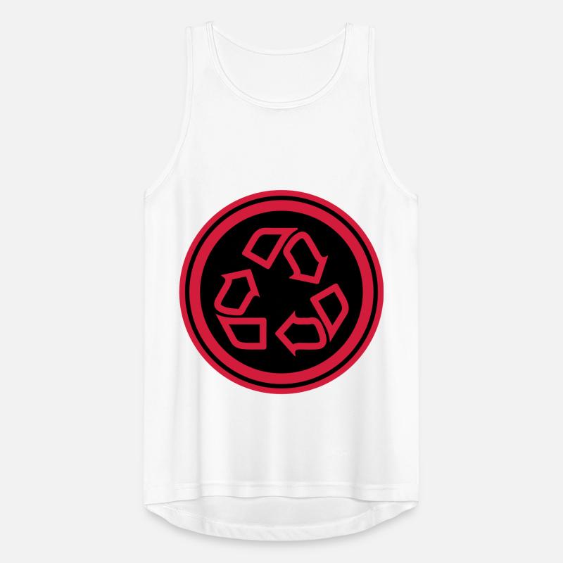 Recycling Symbol Men's Breathable Tank Top
