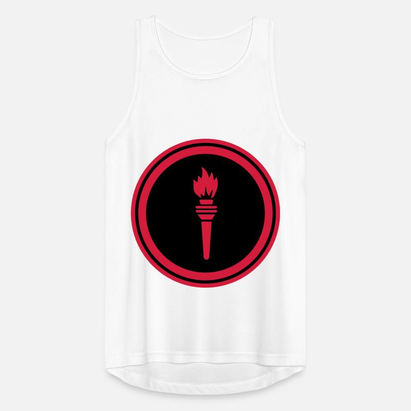 Flame Symbol Men's Breathable Tank Top
