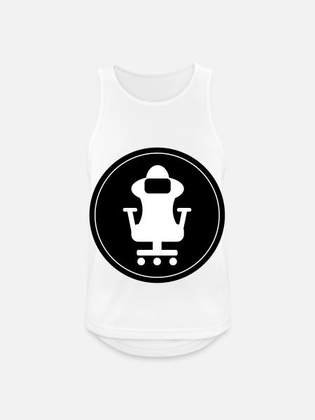 Gamer stuhl gaming circle - Men's Breathable Tank Top - white