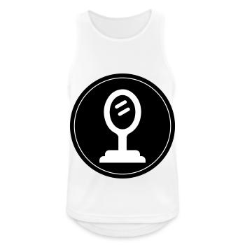 Mirror Beauty - Men's Breathable Tank Top - white - Front - Nick (188cm)