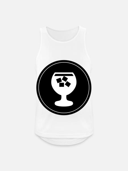 Whisky Icon - Men's Breathable Tank Top - white
