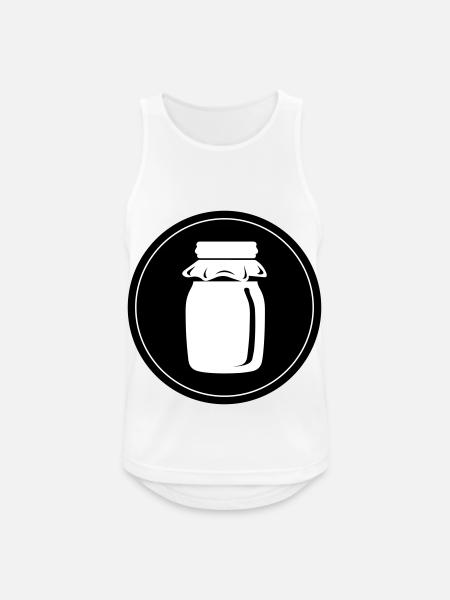 Honey symbol beekeeper - Men's Breathable Tank Top - white