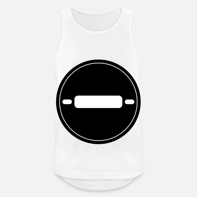 Kitchen roll baking rolling pin - Men's Breathable Tank Top - white