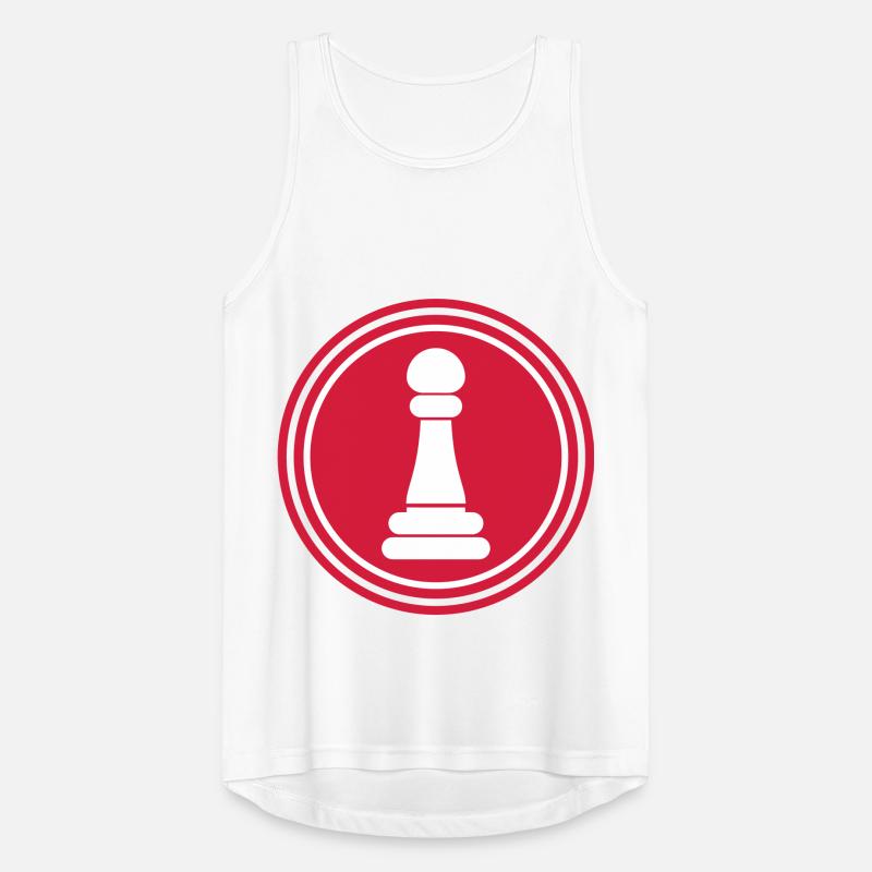 Läufer Bauer Schachfigur Männer Tank Top atmungsaktiv