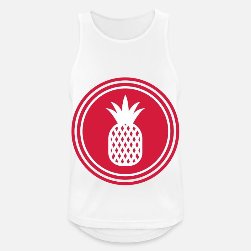 Pineapple fruit - Men's Breathable Tank Top - white