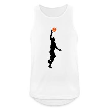 basketball - Débardeur respirant Homme - blanc - Devant - Nick (188cm)