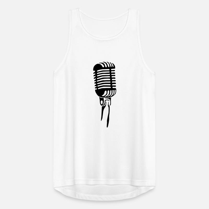 Mikrofon Retro Microfon Männer Tank Top atmungsaktiv