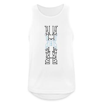 technologie leitung verbindung mikrochip daten tec - Männer Tank Top atmungsaktiv - Weiß - Vorne - Nick (188cm)