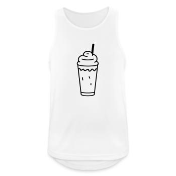 milkshake - Débardeur respirant Homme - blanc - Devant - Nick (188cm)