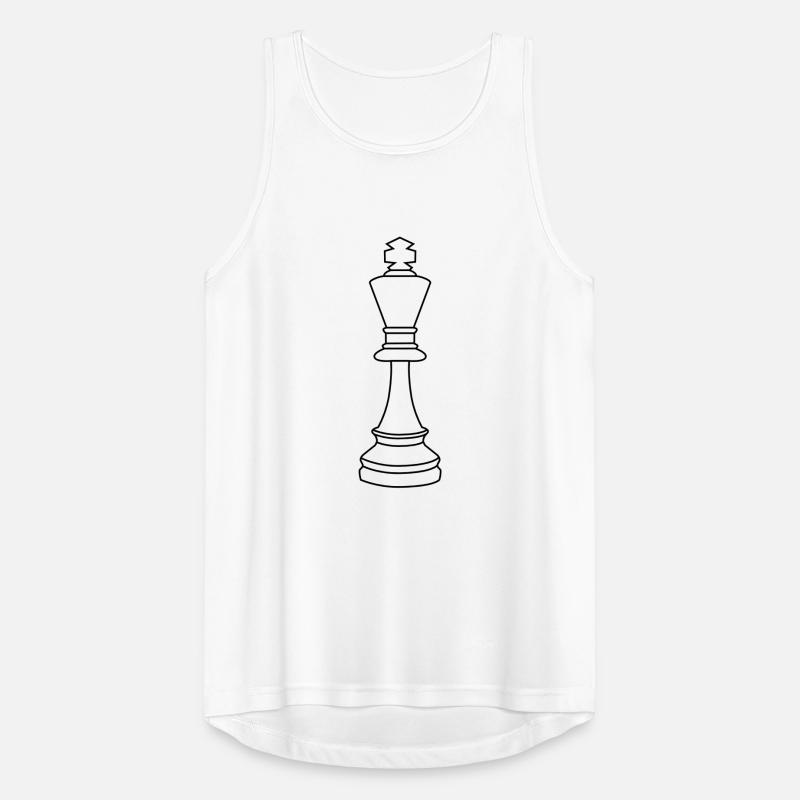 roi d'échecs Débardeur respirant Homme