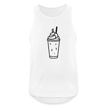 milkshake - Débardeur respirant Homme - blanc - Devant - Nick (188cm)
