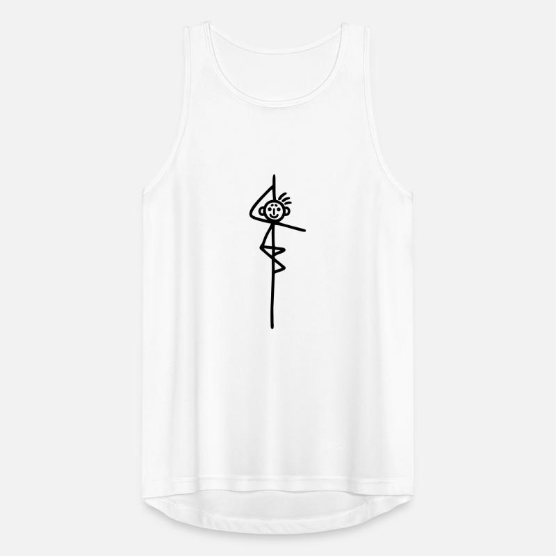 Strichmännchen Pole Dance Männer Tank Top atmungsaktiv